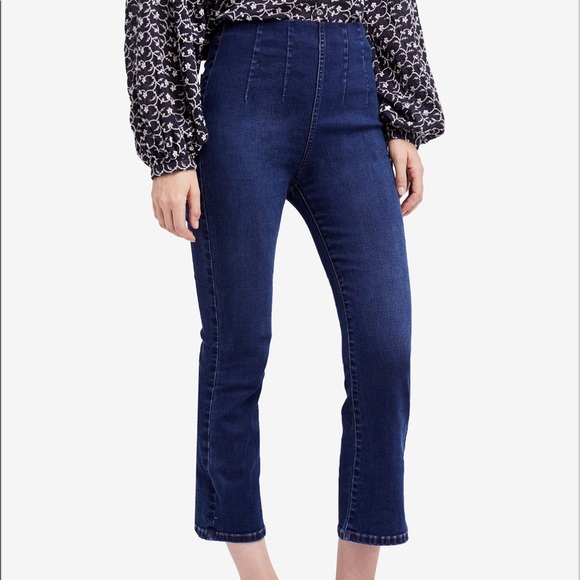 high waisted kick flare jeans